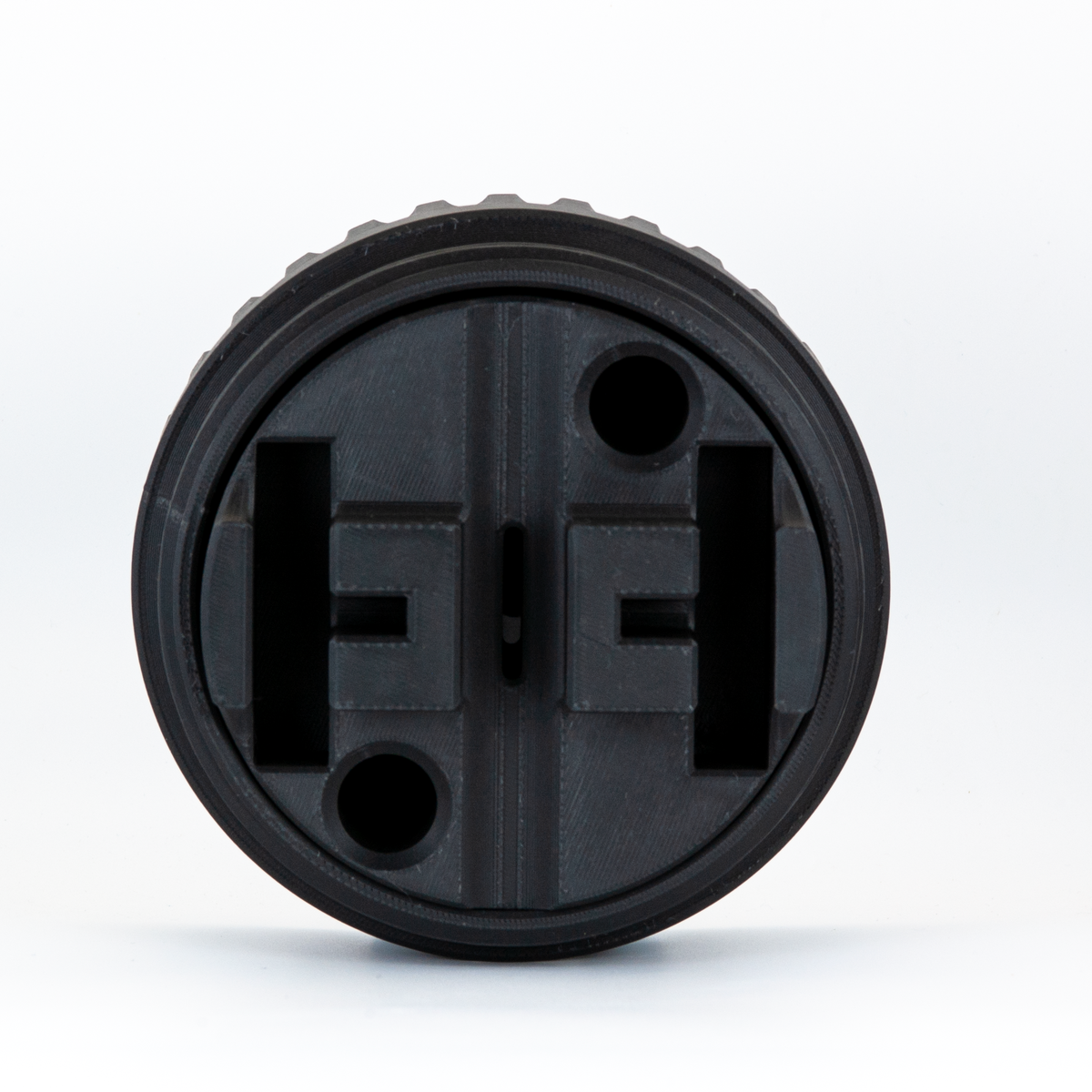 Black UFO Capsule Assembly process, Storage insert installs over the soap